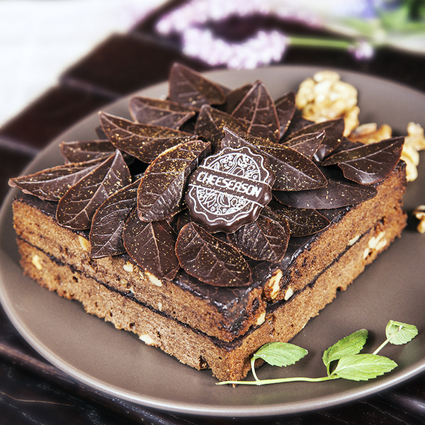 芝缦四季迷情布朗尼创意生日蛋糕cake订购天津市外环内免费配送