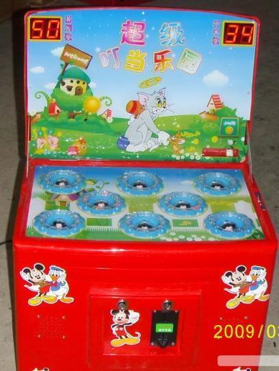 新一代打地鼠机叮当锤游艺机摇摆机摇马摇摇车电动儿童玩具老鼠机