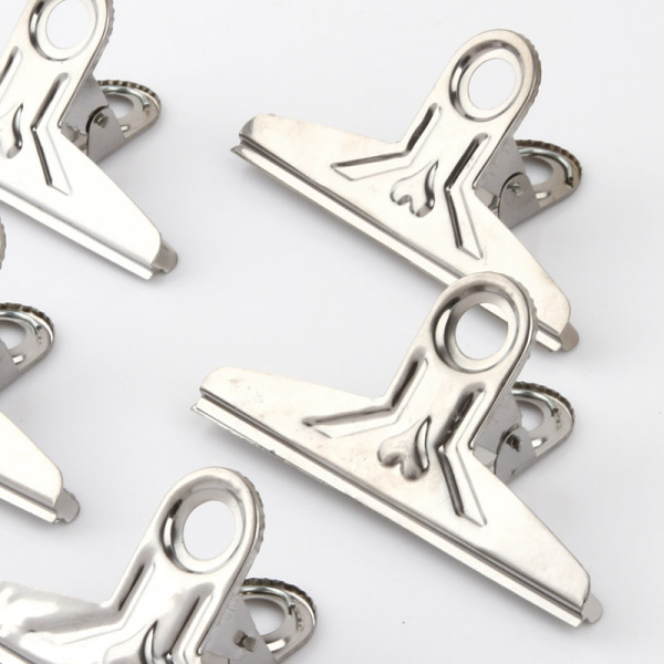 居家家 大铁夹子单个装 票夹资料夹 办公文具家用金属夹 文件夹子