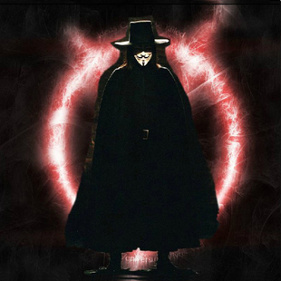 万圣节服装cosplay男装v字仇杀队披风 帽子面具杀手衣服 套装