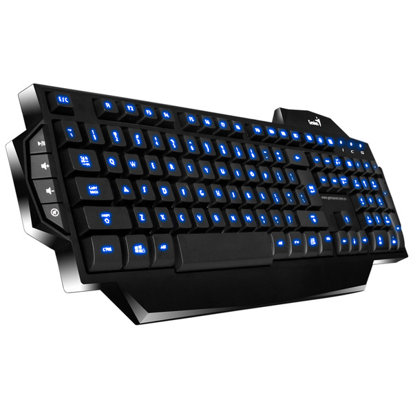 genius/精灵雷神k7 游戏背光键盘 电脑发光键盘