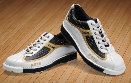 特!世界最好专用保龄球鞋dexter鞋王sst8代经典黄金版!最新男款