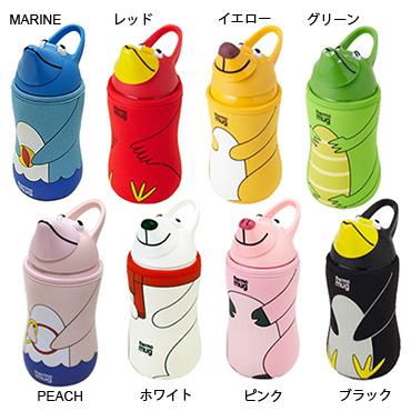 日本团购 thermo mug 5155am可爱动物儿童保温杯吸管杯水壶