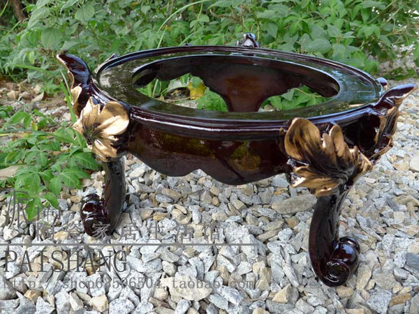 欧式树脂底座 花盆底座 花瓶座 配座 装饰座 高脚座