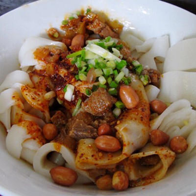 贵州特产小吃 遵义二妈米皮 肉丁红油米皮 名优小吃5份包邮-淘宝网全