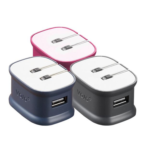 双口usb充电器旅充手机适配器充电宝移动电源折叠式插头2.1a