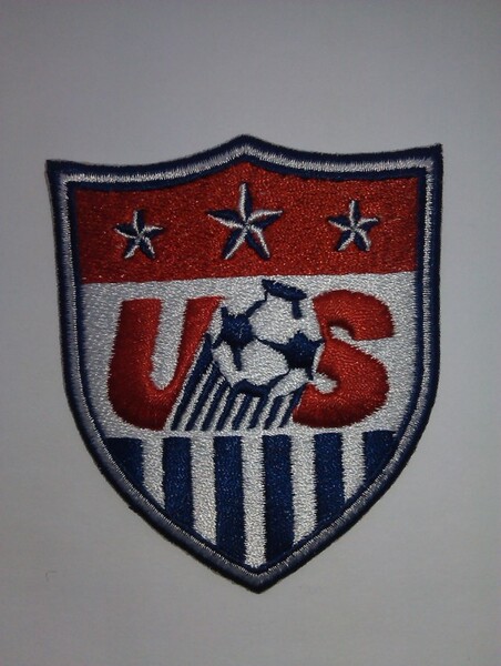 2014年巴西世界杯美国队队徽 全刺绣精美布贴 精美补丁贴