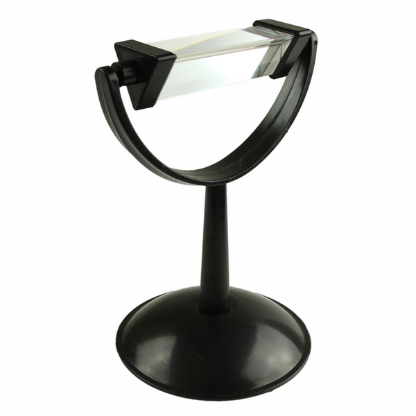 支架三棱镜 七彩阳光彩虹形成原理 小学生科学实验器材光的色散