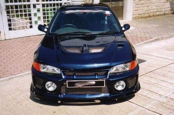 三菱lancer evo4改装大包围/96款三菱lancer evo四代机盖引擎盖