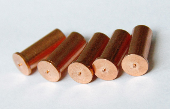 螺母 点焊螺母 铁镀铜焊接螺母 Φ7/m5 铁镀铜 内螺纹内牙 铜钉