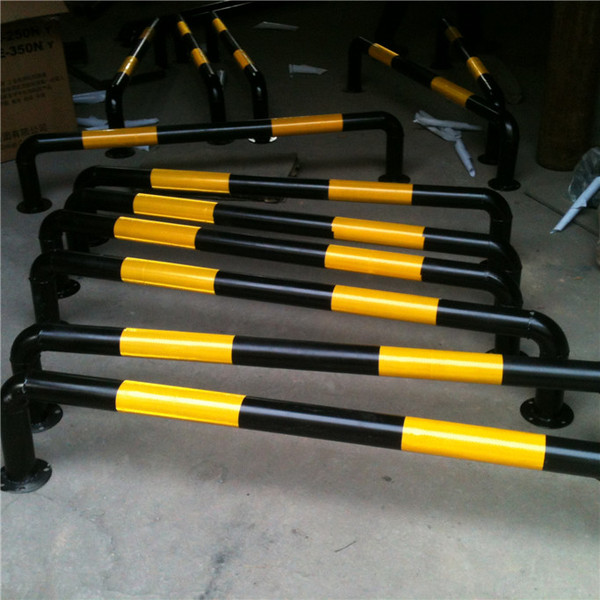 钢管挡车器2米u型车轮定位器铁马围档停车场公路警示桩交通设施