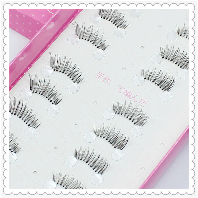 Last month, end of eye lashes lengthened natural child Princess false eyelashes half section