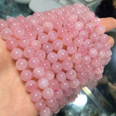 纯天然水晶 南非粉晶 旺人缘桃花 手链 女