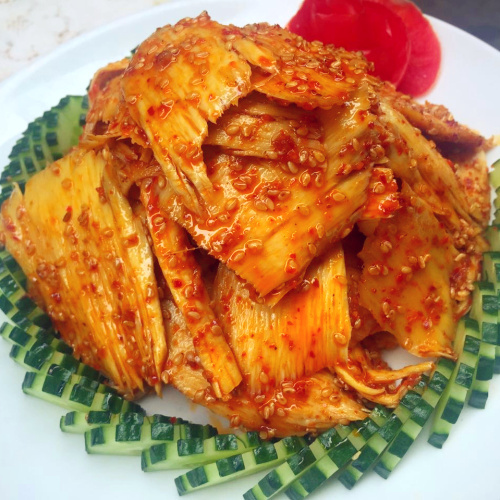 99包邮下单现做光头阿爸私房菜孜然牛板筋零食小吃无添加孕妇可吃