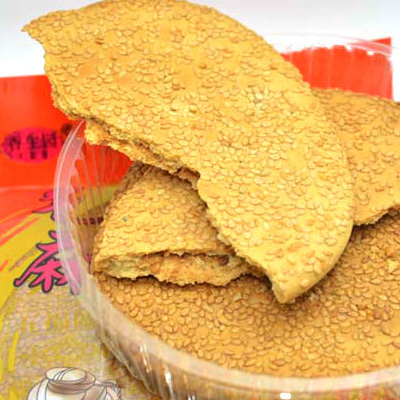 四川大竹特产香生园芝麻薄脆180g薄饼干糕点心小吃零食