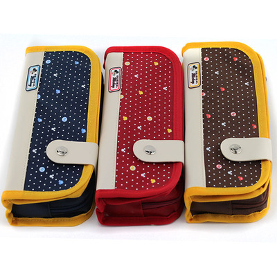 迪士尼儿童笔袋文具袋小学生笔袋男女多层大容量铅笔袋学习用品