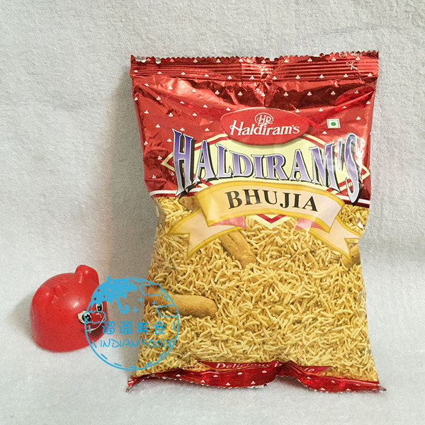 haldirams snacks 印度小吃开袋即食咖喱零食 bhujia 印式小薯条