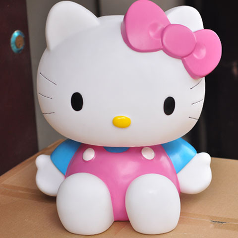 超大号凯蒂猫卡通存钱罐 巨大号创意hello kitty储蓄罐女生kt礼物