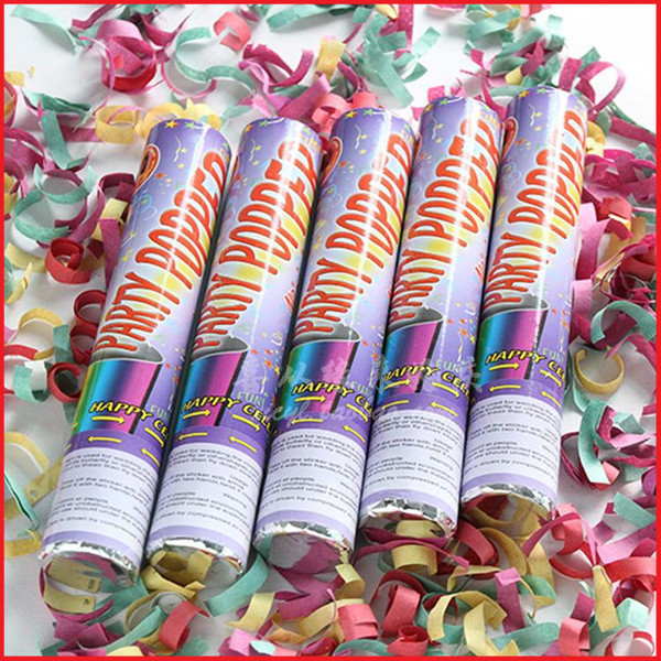 30cm 精品礼花礼炮 婚庆用品 结婚婚礼手持礼宾花 喷彩带生日拉炮