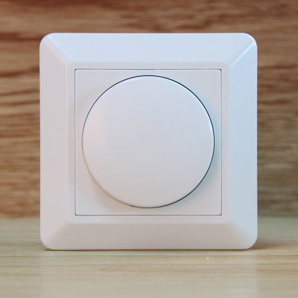 led灯专用后切双控调光器 150w按键钮旋 可控硅无级单色调光开关