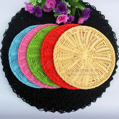 幼儿园环境布置墙面装饰材料手工diy藤编制品果盘藤编挂饰吊饰