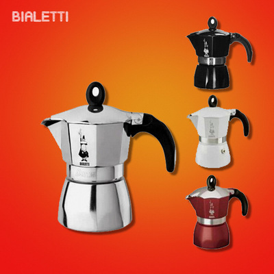 限量版 红黑白武士意大利进口bialetti比乐蒂家dama摩卡壶咖啡壶