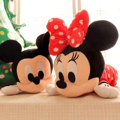 正版迪士尼情侣公仔 趴趴米奇米妮史迪仔唐老鸭黛西 儿童毛绒玩具