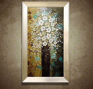 手工油画 玄关挂画 壁画 装饰画竖版 抽象画 立体 艺术画 定制