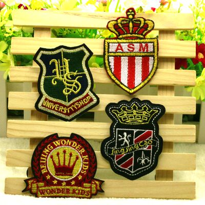 臂章个性徽章袖标徽章 剑牌 刺绣背胶熨烫补丁贴 布贴 服饰配 件