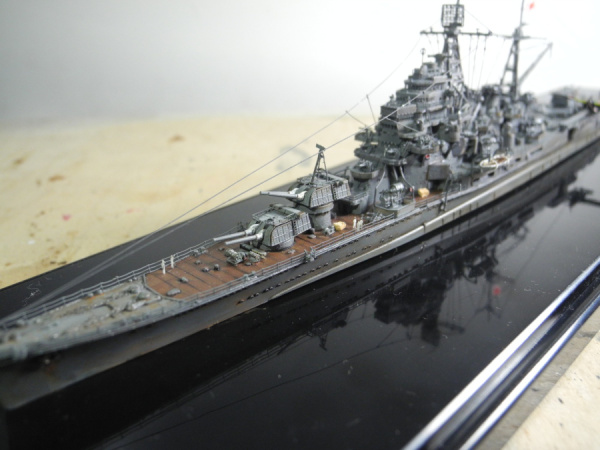 1:700 舰船模型代工 重巡洋舰摩耶号成品展示 @加贺美工作室