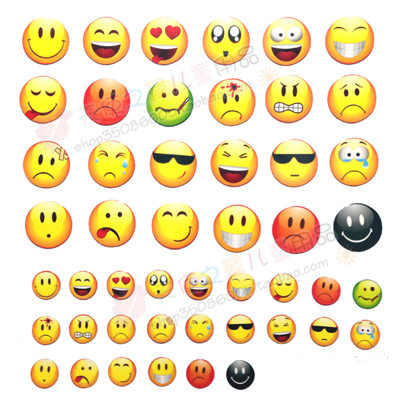 24种表情qq表情磁吸旺旺表情磁性磁贴30/50mm-淘宝台湾,万能的淘宝