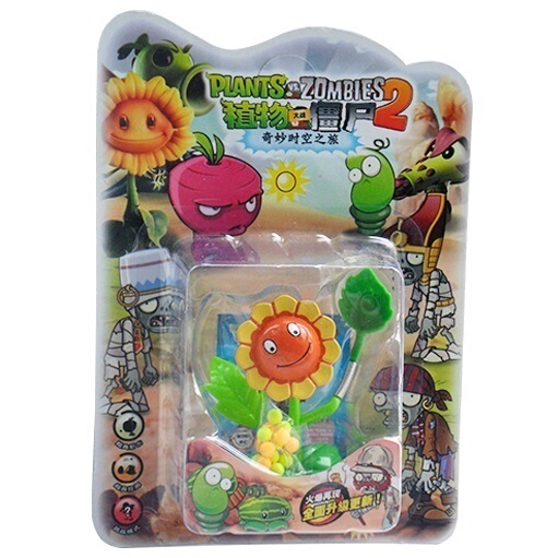 5款免邮6款减价 植物大战僵尸2玩具公仔 向日葵投手 太阳花投手