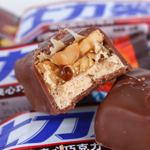 50个包邮 355170玛氏德芙 20g士力架花生夹心巧克力diy能量棒散装