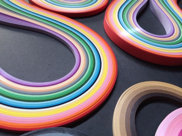 唯彩精选 26色优质衍纸 5*540mm超长衍纸条 diy手工纸