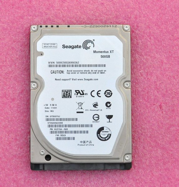 希捷500g 2.5寸笔记本固态混合硬盘 st95005620as 7200转32m xt