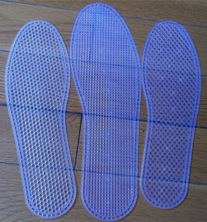 步步高牌正直斜梅花圆格十字绣熟软胶塑料网格鞋垫 儿童鞋底