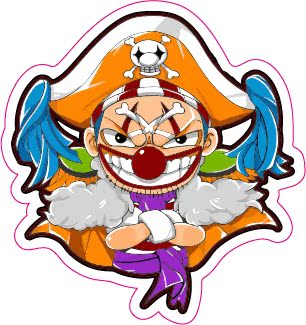 可移除防水 海贼王 巴基 大号电瓶车贴滑板背景墙笔记本粘纸2631