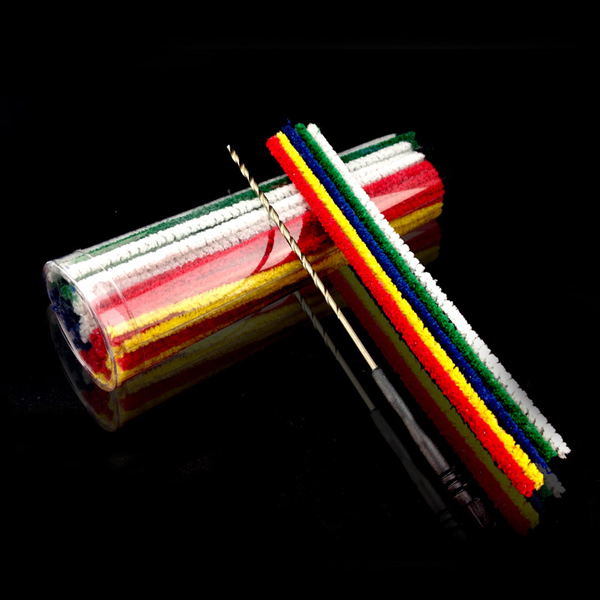 烟斗配件 烟斗清洁工具5色通条 烟道清理彩色通条100根/筒送通针