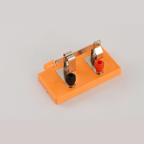 单刀单掷双闸拨动开关 初中物理电学实验教具 教学仪器 实验器材