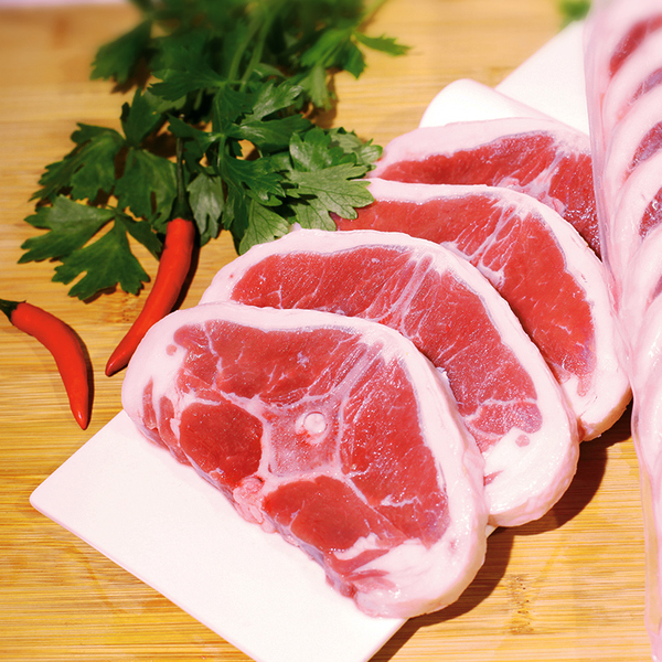 羊排肉 内蒙新鲜羔羊生羊肉 烤羊排 散养羊蝴蝶排羊肉300g 买3送1