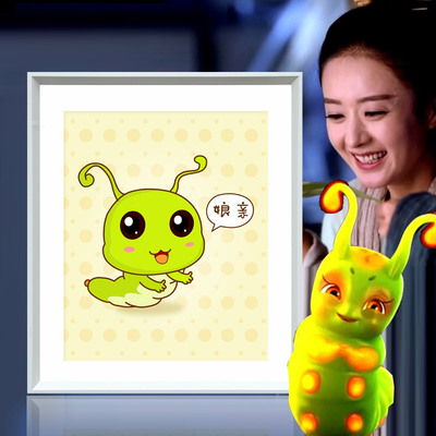 可爱糖宝钻石十字绣花千灵虫5d钻石画骨客厅新款卧室儿童房钻石绣