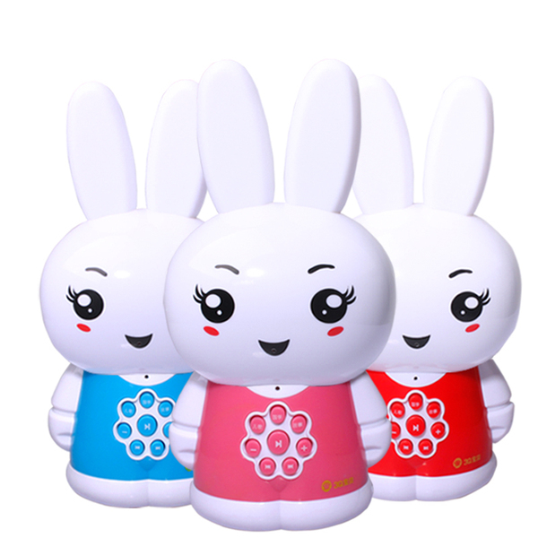 聪明兔 宝宝早教机故事机 可下载充电音乐mp3 益智学习玩具 包邮