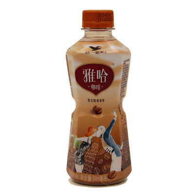 雅哈 意式醇香拿鐵 濃咖啡 飲料 280ml/瓶10148