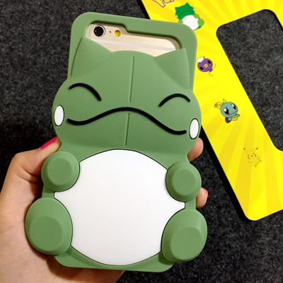 妙蛙种子卡通苹果iphone6手机壳6plus口袋妖怪 宠物小精灵 硅胶套