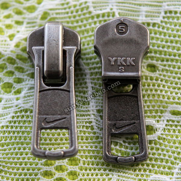 5号金属拉链头 ykk古银色拉头 时尚运动logo 正品保证