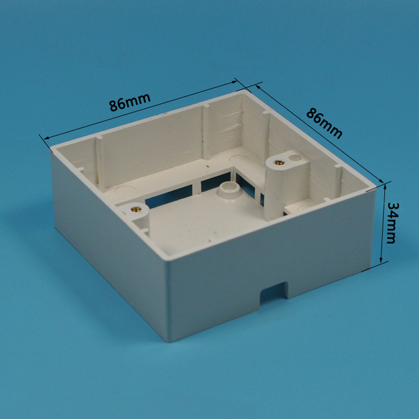 上海松日開關插座明盒 明線盒 86型明裝接線盒 突出在牆面