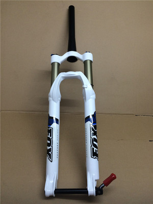 2014 fox 32 float 27.5 ctd 前叉 130行程 白色 黑蓝标