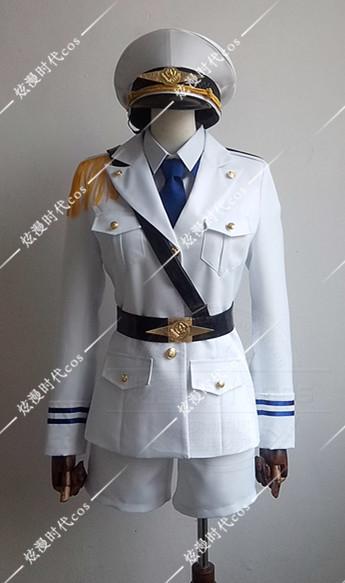 v家 初音miku 军装巡音 军服cosplay服装