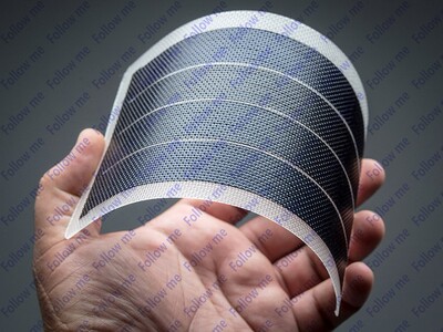flexible thin film solar panel非晶硅柔性薄膜太阳能充电器diy
