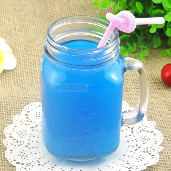 4kg蓝色果汁10倍浓缩果浆 水吧饮料原料批发 蓝莓 柠檬等多口味